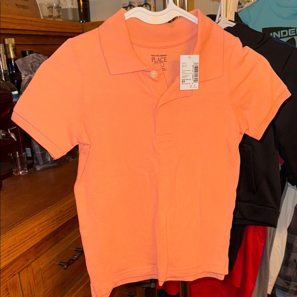 The Children's Place Salmon Polo Shirt